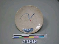 藏品(印花鶴紋圓盤)的圖片